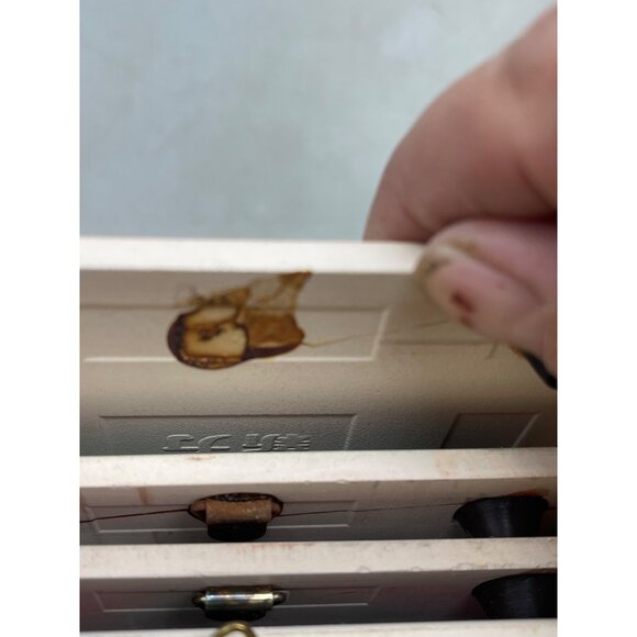 set of 4 Christmas trivets decorative wall hanging rubber feet bears cat READ - Picture 14 of 14